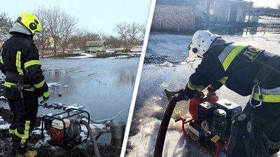 відкачують воду ДСНС 1-2 березня кіровоградщина