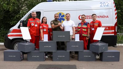 Системи Starlink для медиків Київщини