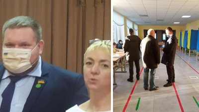 Спостерігачі ОПОРИ фіксують на виборчих дільницях сторонніх осіб, зокрема народних депутатів