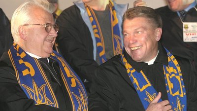 Леонід Кравчук Олег Блохін Леонід Кравчук Олег Блохін
