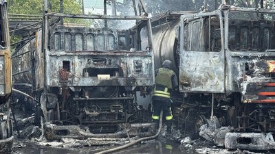 Наслідки російського удару по автостоянці у Запоріжжі, 7 вересня 2026 року