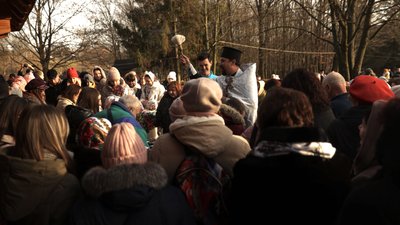 "Людей мало". Як святкували Водохреще у Чернівцях "Людей мало". Як святкували Водохреще у Чернівцях