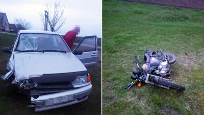 На Хмельниччині п'яний водій збив неповнолітнього мотоцикліста