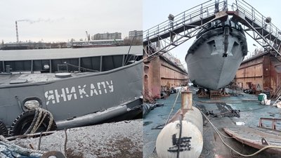 "Відновили боєздатність". У Херсоні завершили ремонт буксира "Яни Капу", який був у полоні РФ