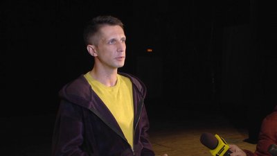 Балетмейстер театру Юрій Саввон, 27 листопада 2023. Фото: Суспільне Хмельницький Балетмейстер театру Юрій Саввон, 27 листопада 2023. Фото: Суспільне Хмельницький