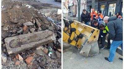 Знайшли під час ремонту на вулиці. У кропивницькому музеї зберігають понад 100-річний жолоб для відведення води Знайшли під час ремонту на вулиці. У кропивницькому музеї зберігають понад 100-річний жолоб для відведення води