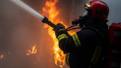 На Тернопільщині горіла житлова будівля, сталася пожежа, жовтень 2025
