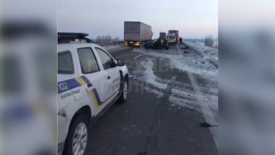 аварія, ДТП, міжнародна траса, подіція, поліція, патрульні, Київ-Чоп