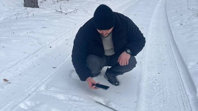 Зимові обліки тварин провели у нацпарку на Рівненщині