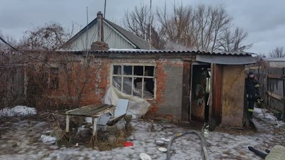 Пожежа в Основ'янському районі Харкова