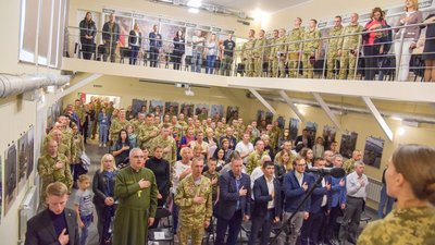 У Львові вшанували пам'ять оборонців Луганського аеропорту
