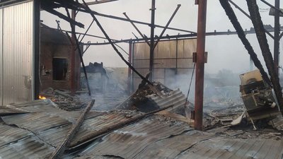 На Житомирщині згоріла приватна пилорама На Житомирщині згоріла приватна пилорама