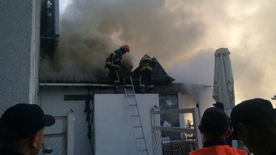 У Тернополі горіла літня тераса ресторану
