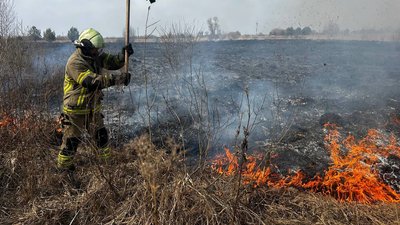 На Волині ліквідували дві пожежі покладів торф'яника На Волині ліквідували дві пожежі покладів торф'яника