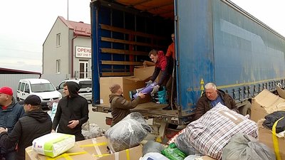 Волонтери Тернопільщини відправили понад 30 тонн допомоги Волонтери Тернопільщини відправили понад 30 тонн допомоги