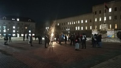 У Кропивницькому протестують проти оголошення вироку Сергію Стерненку У Кропивницькому протестують проти оголошення вироку Сергію Стерненку