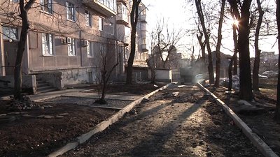 Понад два роки триває ремонт будинку на Бульварі Шевченка 42 Понад два роки триває ремонт будинку на Бульварі Шевченка 42