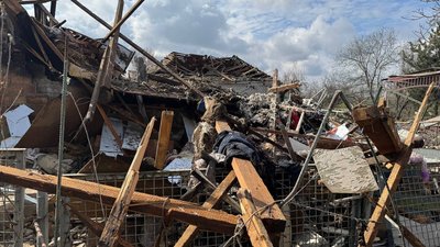 Очевидці про ранковий російський обстріл селища Балабине на Запоріжжі