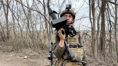 Як чергує антидроновий загін "Азову": репортаж Як чергує антидроновий загін "Азову": репортаж