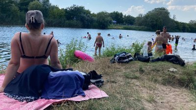 пляж журавлівка