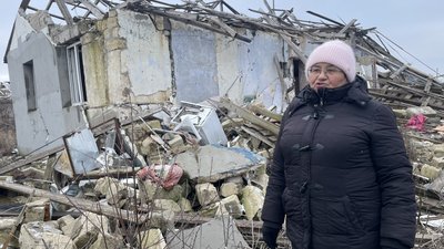 Катерина та її будинок, 25 січня 2024 року. Катерина та її будинок, 25 січня 2024 року.