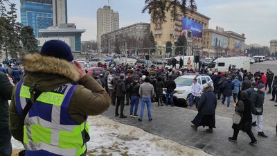 Акції в день приїзду Зеленського у Харкові: хто протестує Акції в день приїзду Зеленського у Харкові: хто протестує
