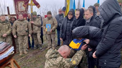 Похорон військовослужбовця Романа Юрківського, Підгайці, 19 березня, 2024 Похорон військовослужбовця Романа Юрківського, Підгайці, 19 березня, 2024