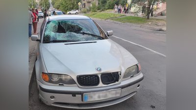 Автомобіль після ДТП у Дрогобичі
