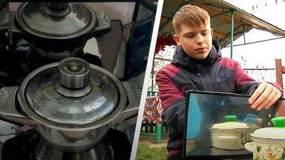 У Житомирі дев'ятикласник розробив кухню, яка працює на сонячній енергії