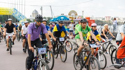 У Тернополі провели велопробіг, щоб підтримати ЗСУ