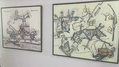 "Велика риба" від Леонтія Костура: у Сумах відрилась нова виставка "Велика риба" від Леонтія Костура: у Сумах відрилась нова виставка