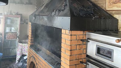 Наслідки пожежі в пекарні.