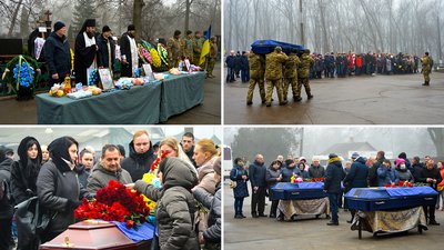 У Кропивницькому попрощалися з трьома загиблими у війні з РФ У Кропивницькому попрощалися з трьома загиблими у війні з РФ