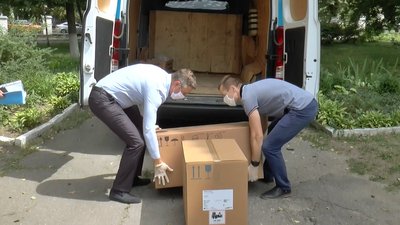 У полтавську інфекційку передали аппарат ШВЛ