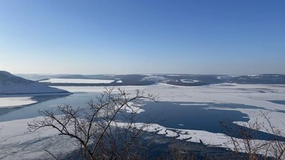 Краєвиди на зимову Бакоту
