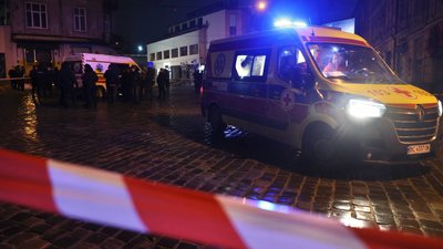 Спеціальні служби працюють на місці теракту у Львові, 22 лютого 2026