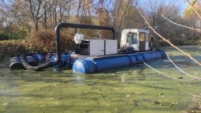 У Центральному парку Луцька почали розчищати та поглиблювати меліоративні канали