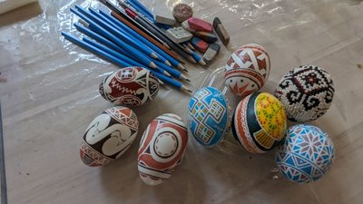 У Сумах провели майстер-клас із писанкарства у рамках проєкту "Від витоків до сьогодення" У Сумах провели майстер-клас із писанкарства у рамках проєкту "Від витоків до сьогодення"