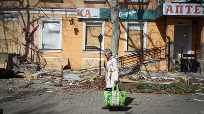 Херсон, обстріли, вулиця