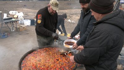 бограч волонтери допомога страви плов військовослужбовці ЗСУ Райгородок Донецька область бограч волонтери допомога страви плов військовослужбовці ЗСУ Райгородок Донецька область