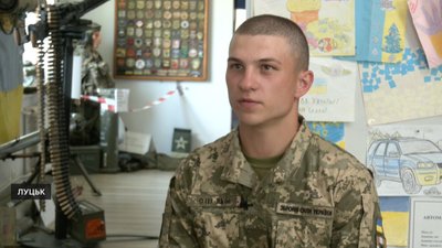 Командир взводу сотої окремої механізованої бригади Ігор Паклін