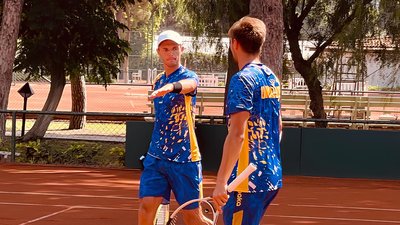 Владислав Орлов та Олександр Овчаренко на Кубку Девіса