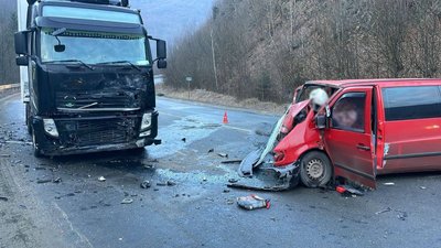 Аварія поблизу села Абранка Мукачівського району 26 грудня