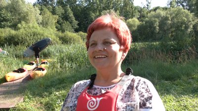 Віра Килипщак розповідає про сплав Віра Килипщак розповідає про сплав