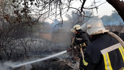 Причиною пожежі на Луганщині може бути підпал з боку російських окупантів — штаб