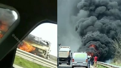 На трасі Київ-Одеса спалахнув автобус: пасажири встигли вибігти із салону На трасі Київ-Одеса спалахнув автобус: пасажири встигли вибігти із салону