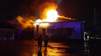 У Харкові — пожежа на залізничній станції "Левада"