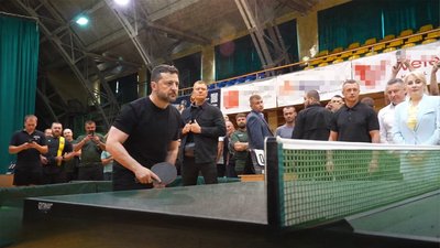 Володимир Зеленський, теніс, Франківськ