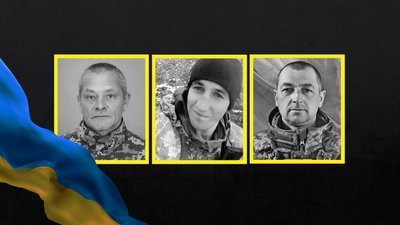 Загиблі військові з Чернігівщини: Андрій Веремійчук, Руслан Чалій, Сергій Шабетя