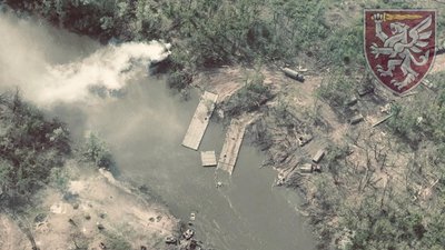 Бійці 80 бригади зруйнували переправу та завадили військовим РФ форсувати річку на східному напрямку